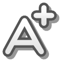 toolbar - format font size more